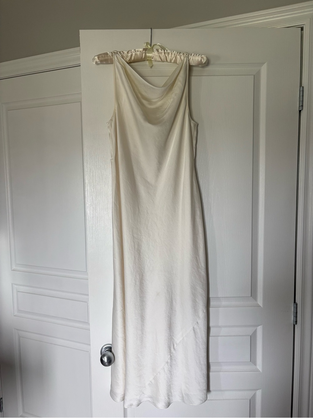 Aritzia Wilfred Goddess Cowl Neck Slip Dress